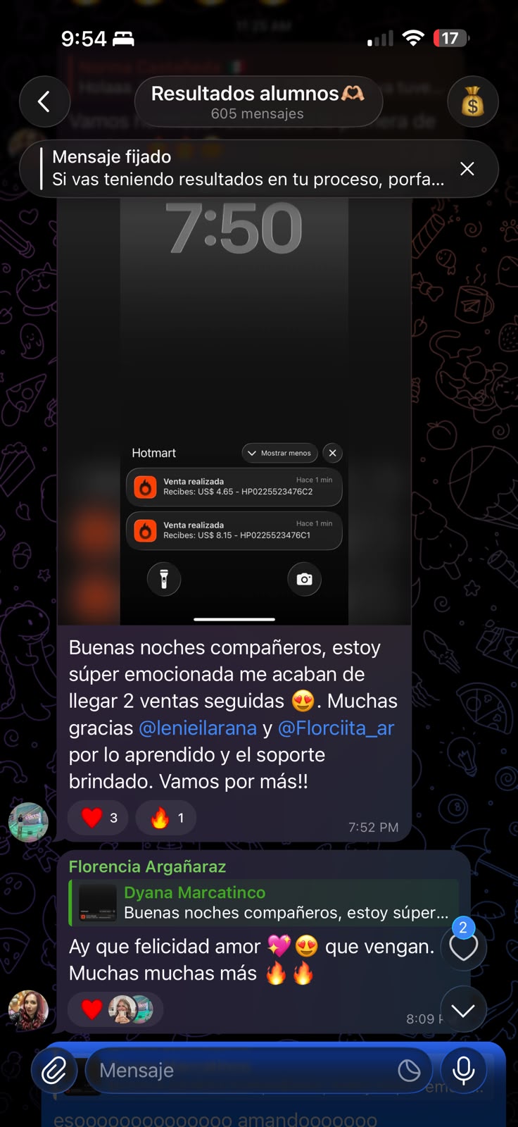 Alumna: 2 ventas seguidas